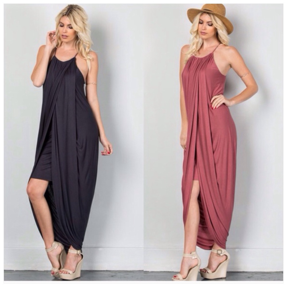 Layered Maxi Dress